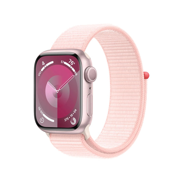 Apple Watch Series 9 (2023) GPS + Cellular 41 mm - Aluminium Pink - Sport band Pink